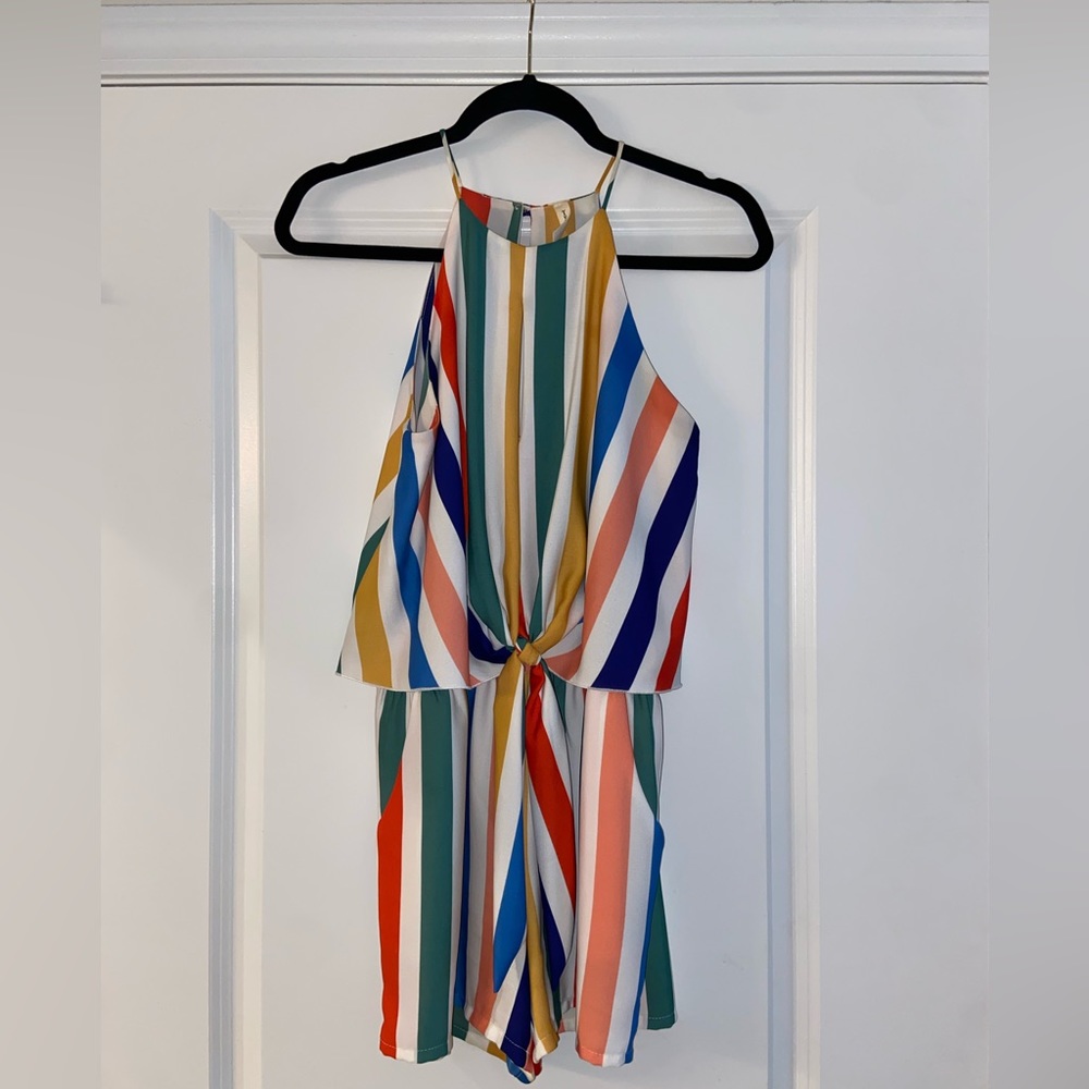 “Tyche” Rainbow Romper - image 4